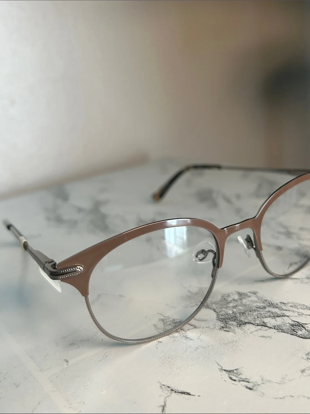 Max Cole MC 1518 Women’s Brown Cat-Eye Eyeglass Frames 50-19-145 NWT
